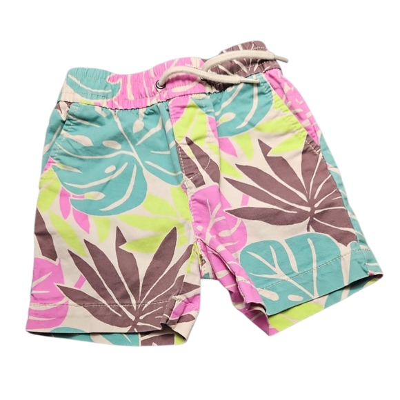 Baby GAP 2x Boys Tropical Print & Yellow Shorts Size 18-24 Months Toddler - Picture 4 of 5